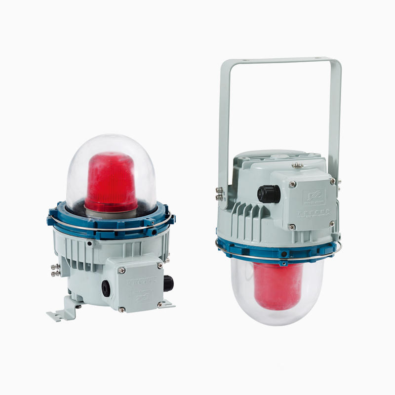 What are the characteristics of explosion-proof warning lights
