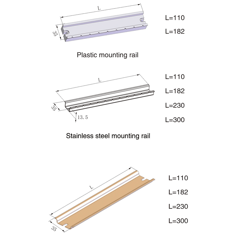 CZ8000 Series Mounting rail